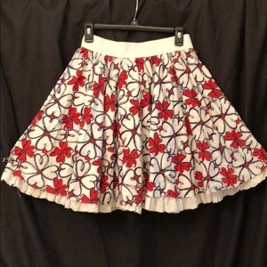 Red White & Blue Skirt